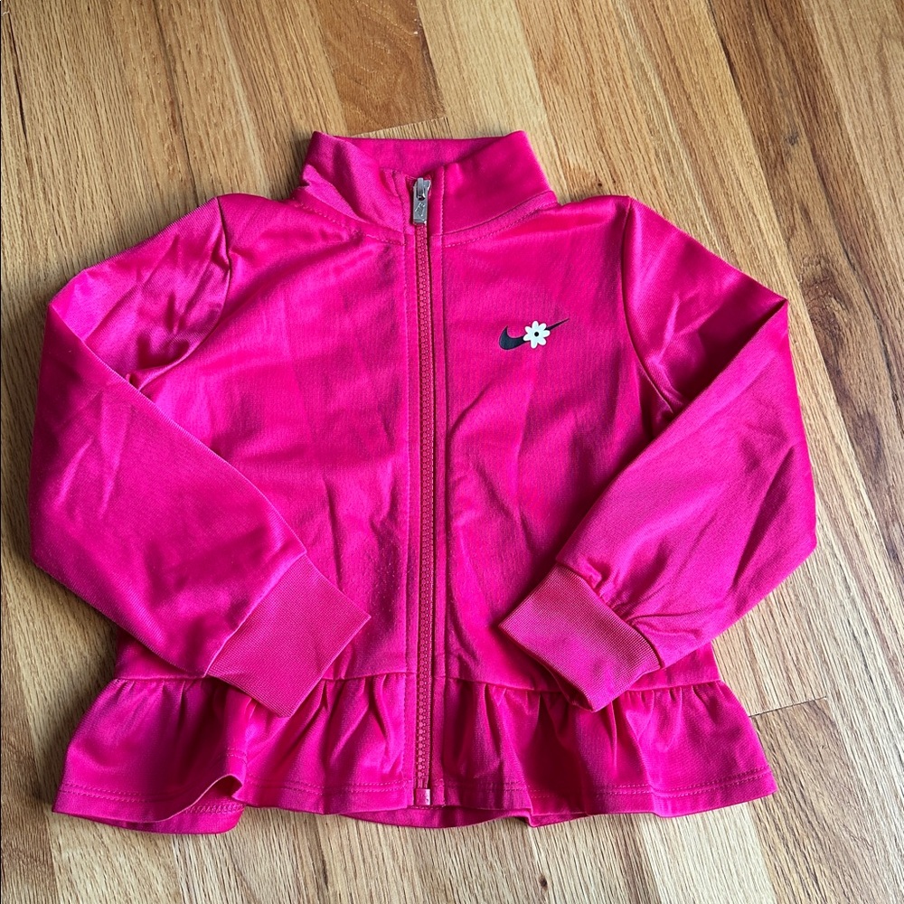 Pink Zip-Up Jacket with Logo 24 months
